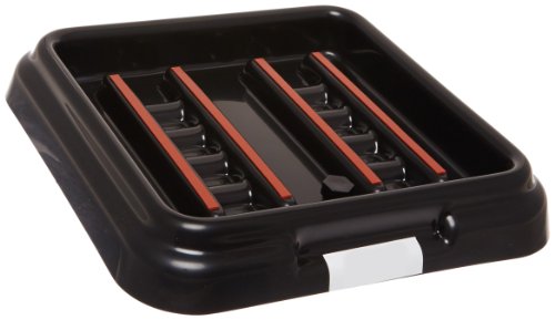 Simport Slide Staining Tray M918-2 – ABS Plastic Tray With Lid For 10 Microscope Slides, Lab Histology & Pathology Use